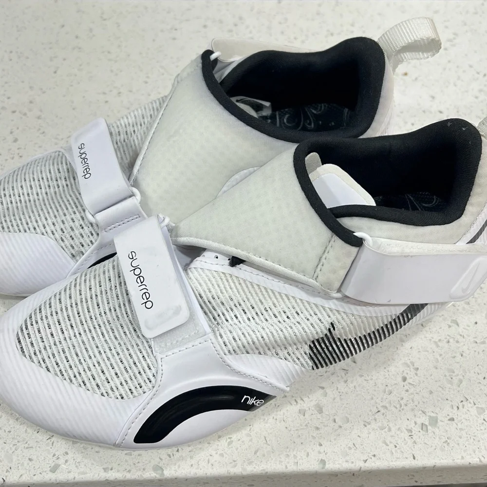 Women’s Nike Superrep Cycle - White / Black, Size 8.0 (fits more 7.5) - Picture 9 of 10